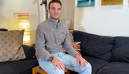 Young Straight & Hairy French Lad Shows off his Body & his Thick Uncut Cock Shoots Cum Everywhere!