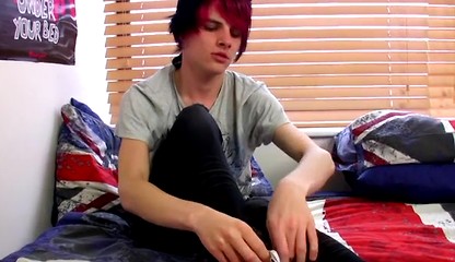 Emo Twink Damien Delivers A Load - Damien Winters