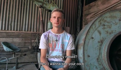 CZECH HUNTER 554 - Hunk Twink Busts A Nut On His Stomach While Getting His Ass Fucked