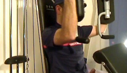 Gets Wanked until Cumshot (French Str8 Firefighter Serviced his Big Cock)