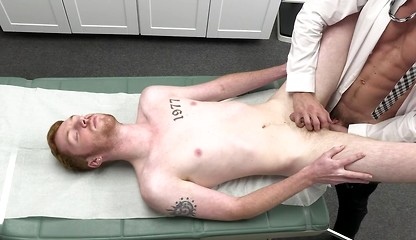Hot Ginger Sebastian Hunt Needs Dr Johnny Fords Protein Internal Shot