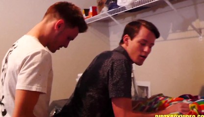 Casey Fucks Julian's Socks Off In the Laundry Room