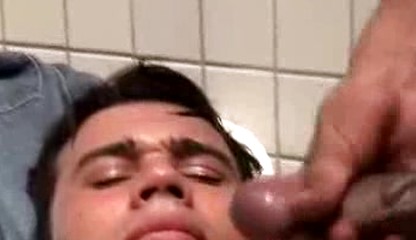 Gay Latino Bounces On a Black Cock