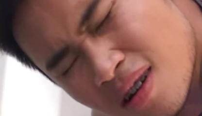 Skinny Asian Buttfucked in Locker Room during Amateur Duo